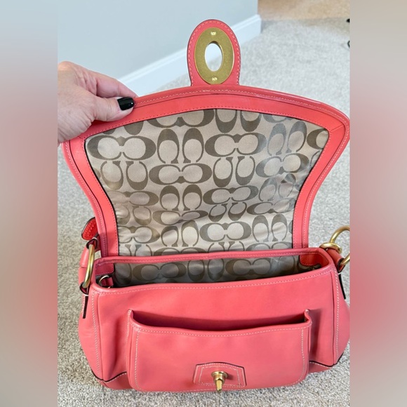 Vintage Coach Legacy Rare Excellent Condition Larger Size Shoulder bag #12854 - Picture 2 of 10